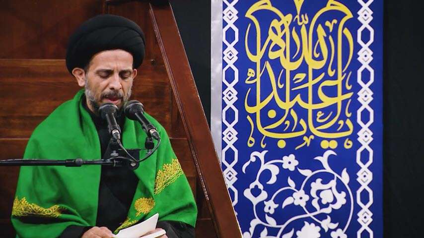 مرثیه خوانی حجت الاسلام ضیایی