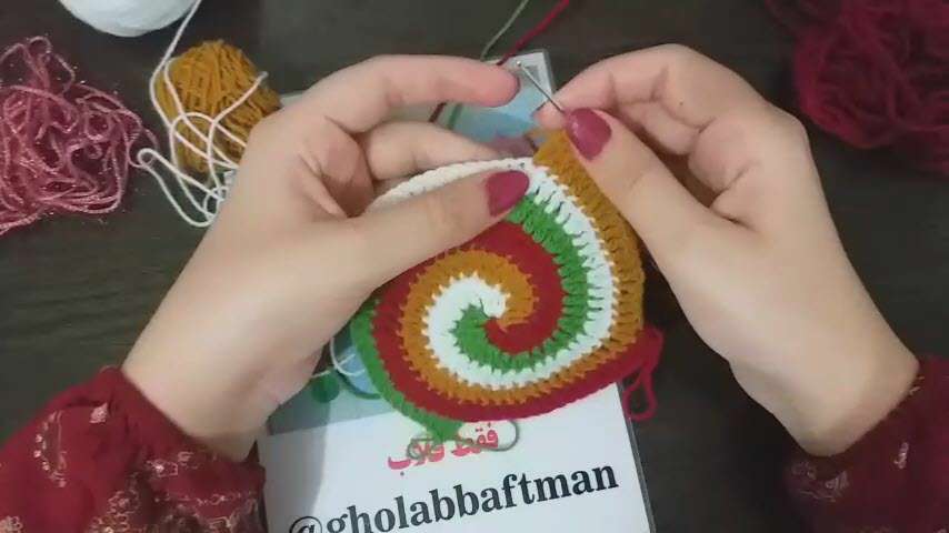 قلاب بافی | اسکاج مارپیچ 4