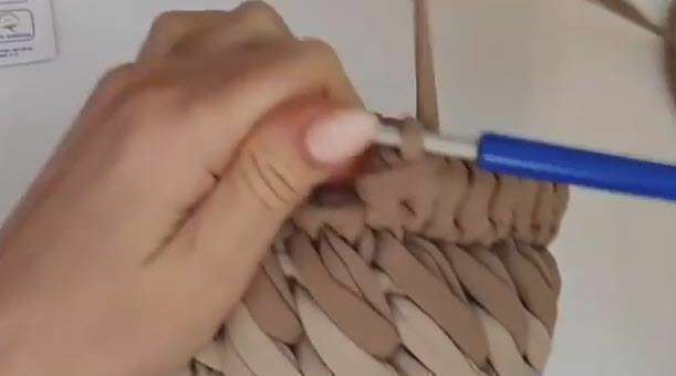 آموزش بافتنی | مدل جالب برای لبه کار