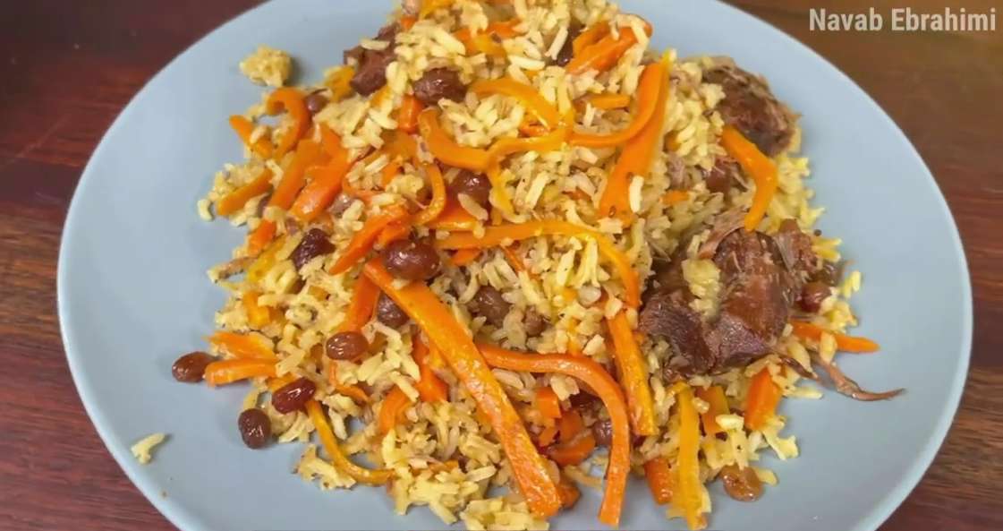 طرز تهیه قابولی پلو افغانستانی؛ نواب ابراهیمی