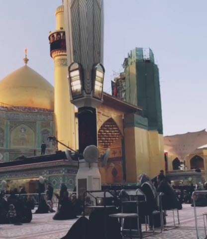 کلیپ با کیفیت از حرم امام علی در نجف اشرف ویژه وضعیت واتساپ