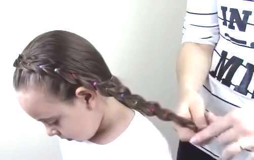 آموزش بافت مو مدل هدبندی دخترانه