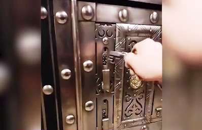 کلیپی جالب از یک گاو صندوق قدیمی ضد سرقت