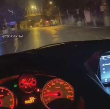 استوری ماشین شبگردی از آهنگ احساسی میشم ماکان بند