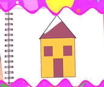 کاردستی درست کردن خانه با کاغذ رنگی