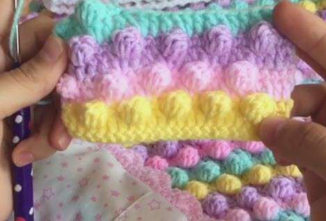 آموزش قلاب بافی؛ بافت توپی