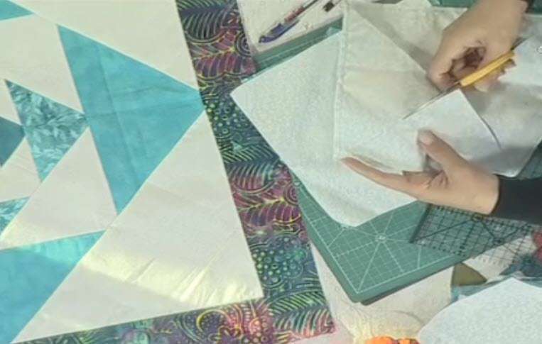 آموزش دوخت یک رومیزی ساده؛ فاطمه زارع