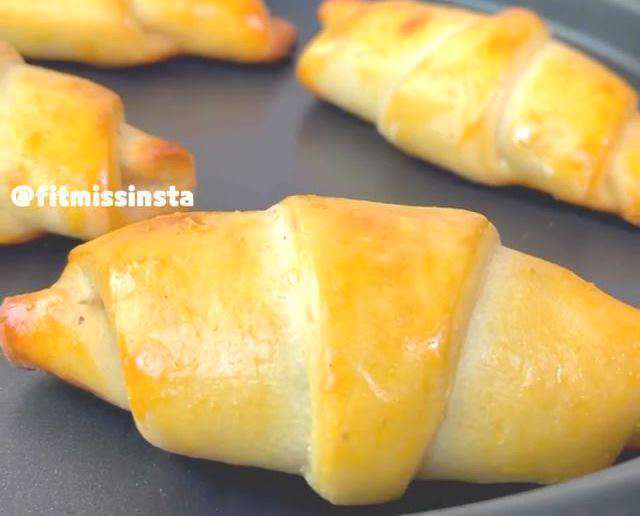 طرز تهیه شیرینی کروسان رژیمی