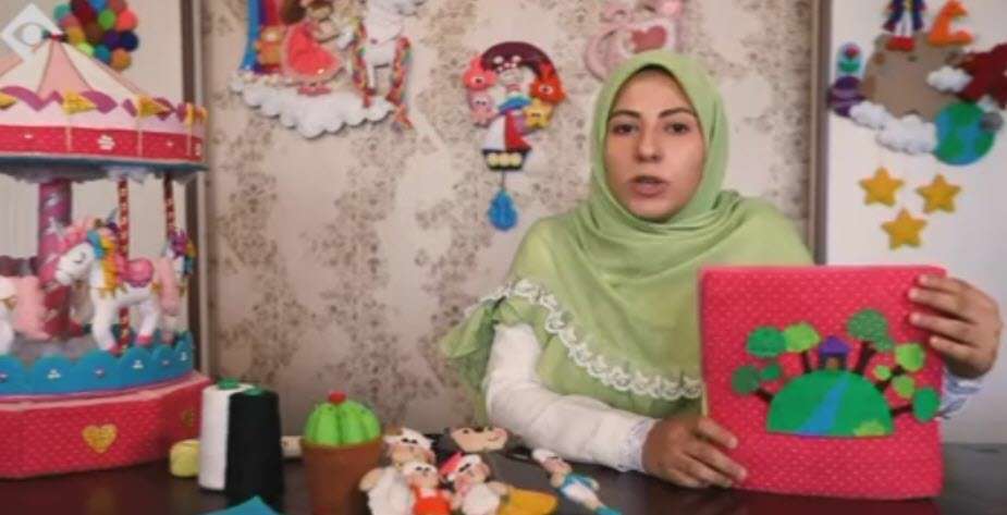 آموزش نمددوزی؛ کتاب داستان نمدی توسط خانم پورمشکی