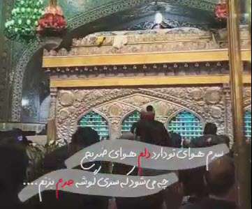 استوری کوتاه ازمضجع شریف امام رضا علیه السلام