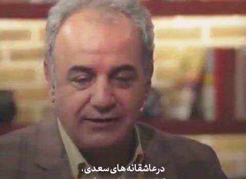 استوری عاشقانه از شعر سعدی؛ دکتر رشید کاکاوند