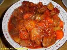 خورش هویج و به