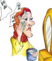 مشکلات ناشی از مواد آرایشی