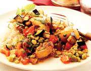 خورش نخودفرنگي با مرغ