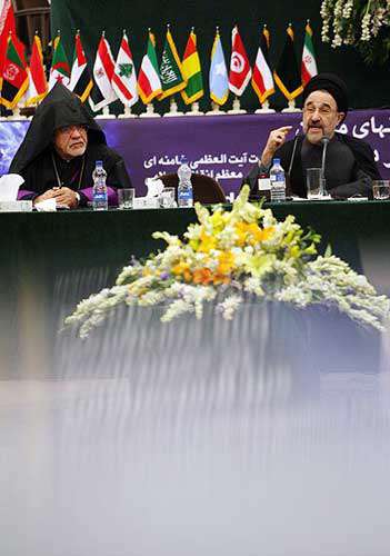 گزارش تصویری/ همایش احترام به مقدسات ادیان