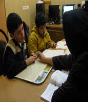شکوفایی خلاقیت دانش آموز نابینا