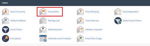 آموزش ایجاد Email Forwarders در سی‌ پنل