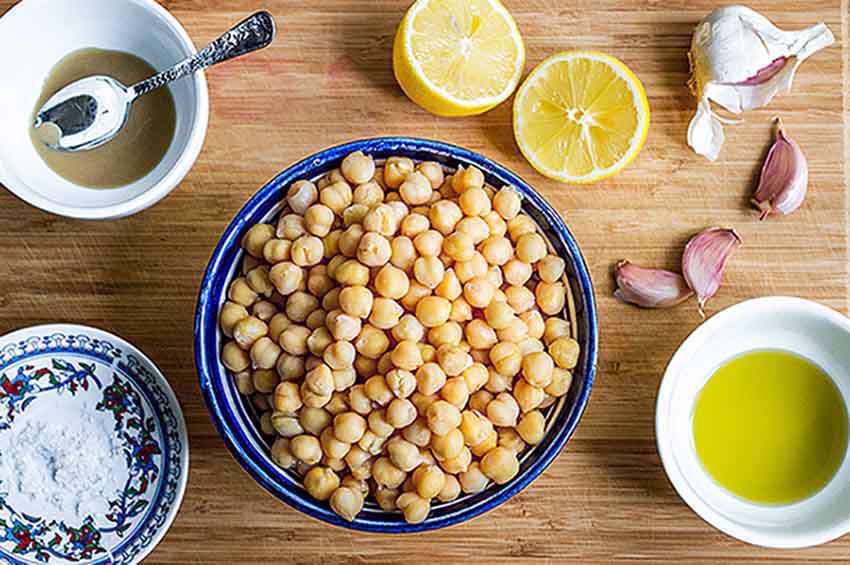 طرز تهیه خوراک لبنانی حمص 