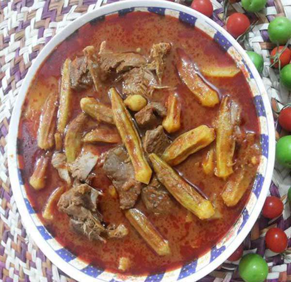 معرفی خوردنی های خوشمزه با بامیه