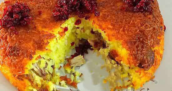 طرز تهیه ته چین مرغ در قابلمه