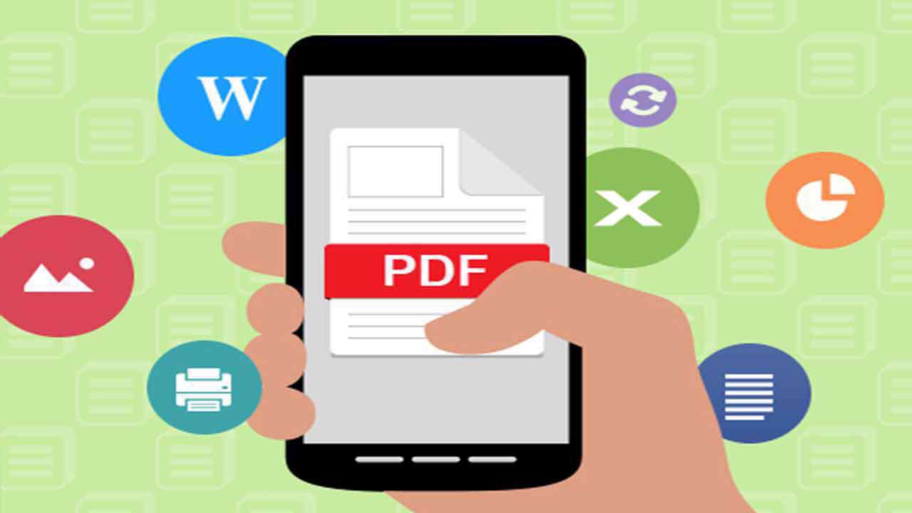آموزش ساخت فایل پی دی اف PDF در موبایل